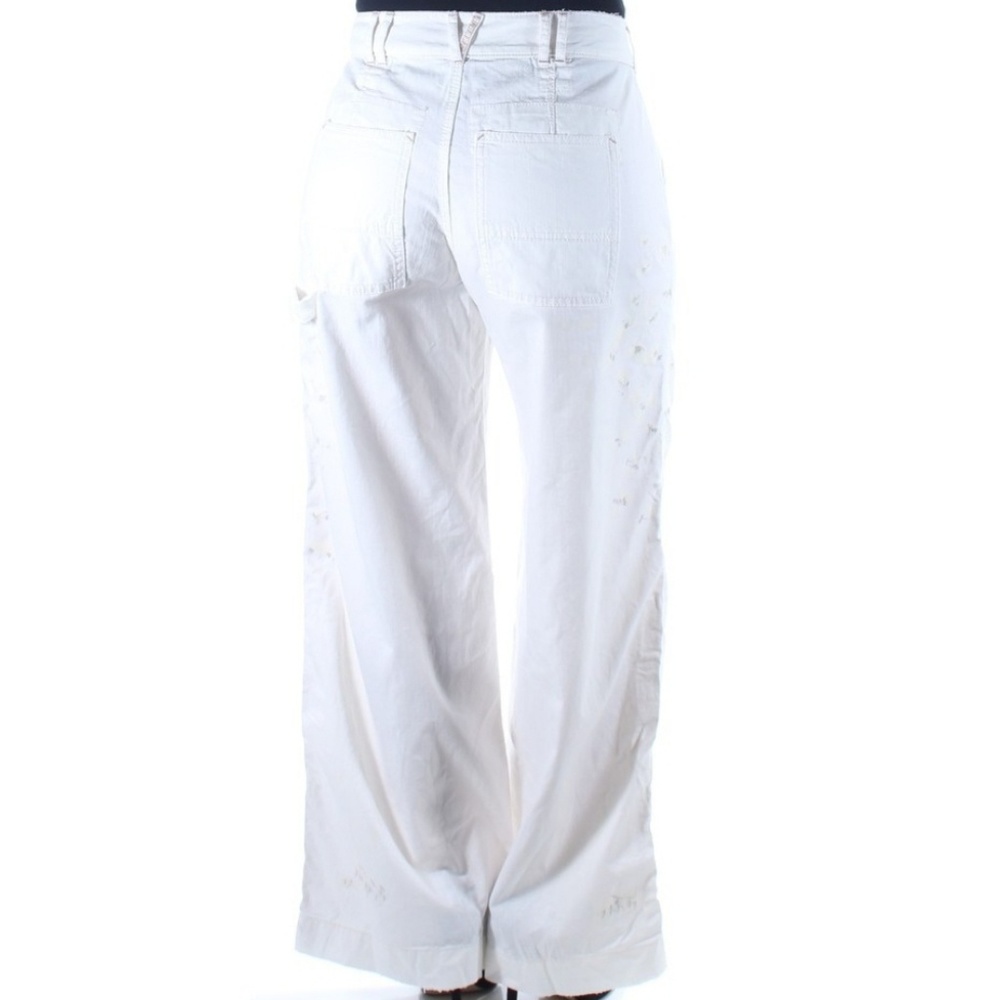 💐FP💐Ivory Splatter Wide Pants